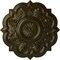 Ekena Millwork Deria Ceiling Medallion (Fits Canopies up to 6"), Hand-Painted Green Gold, 20 1/4"OD x 1 1/2"P CM20DRGGS - alternate 1